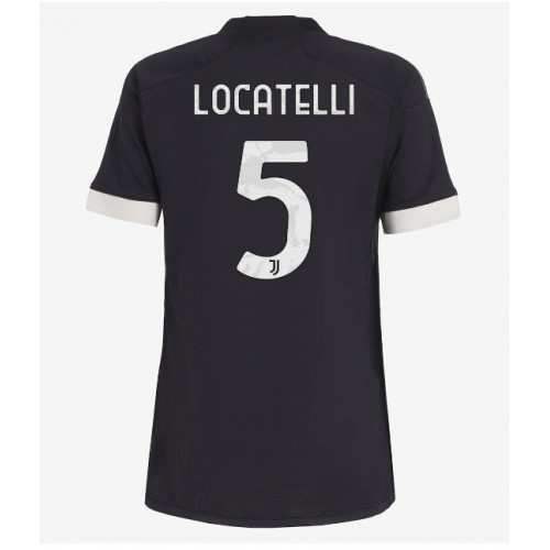 Fotbalové Dres Juventus Manuel Locatelli #5 Dámské Alternativní 2023-24 Krátký Rukáv